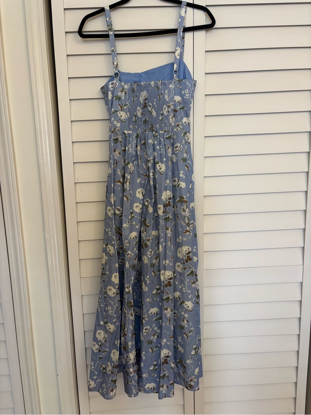 Hill House Margot Dress in Light Blue Floral - Picture 5 of 7